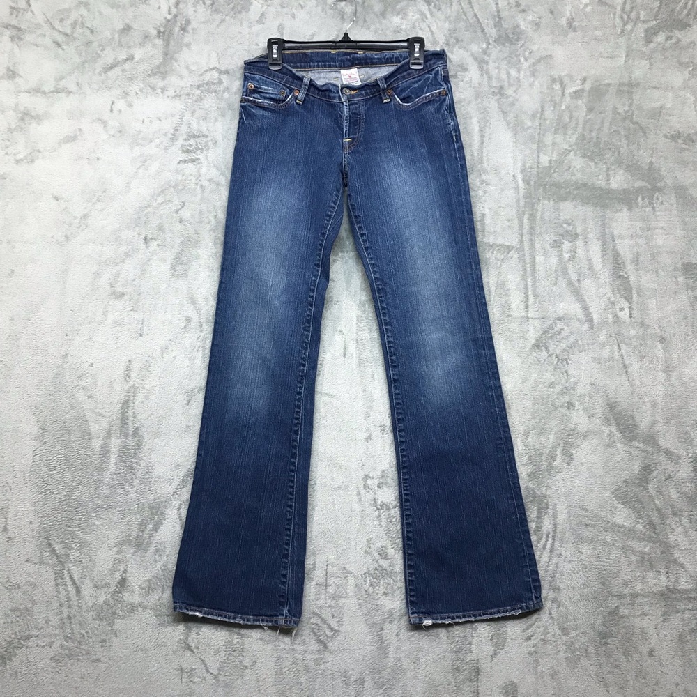 Lucky Brand Jeans Women’s Sz 10/30 Long Lil Maggie Jean Bootcut Button Fly Denim